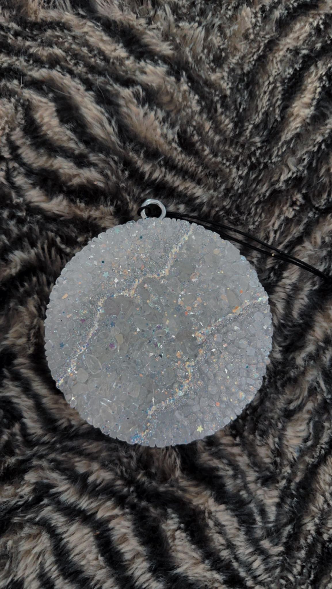 4" Crystal Round- Clear Quartz