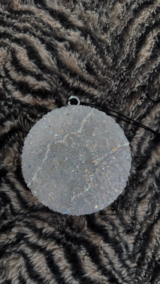 4" Crystal Round- Clear Quartz