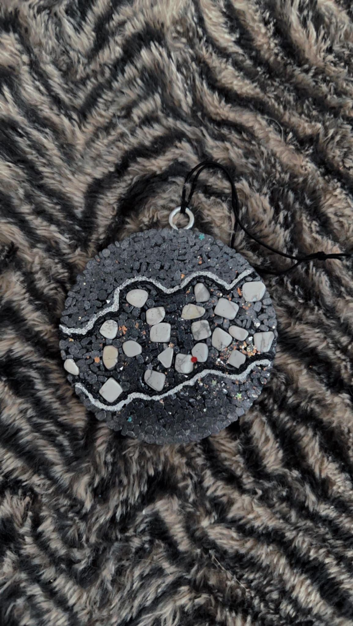 4" Crystal Infused- Howlite