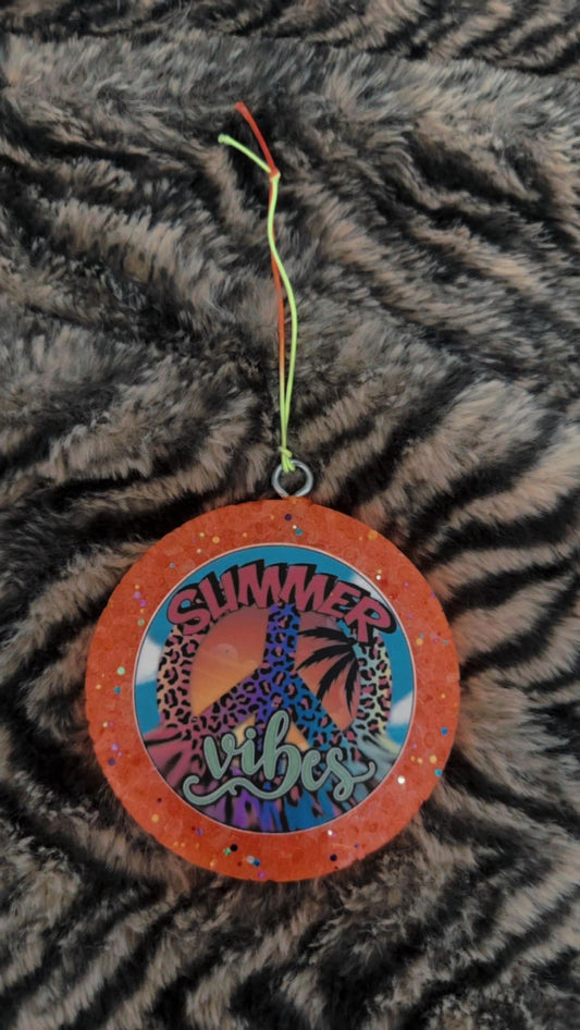 4" Round- Summer Vibes