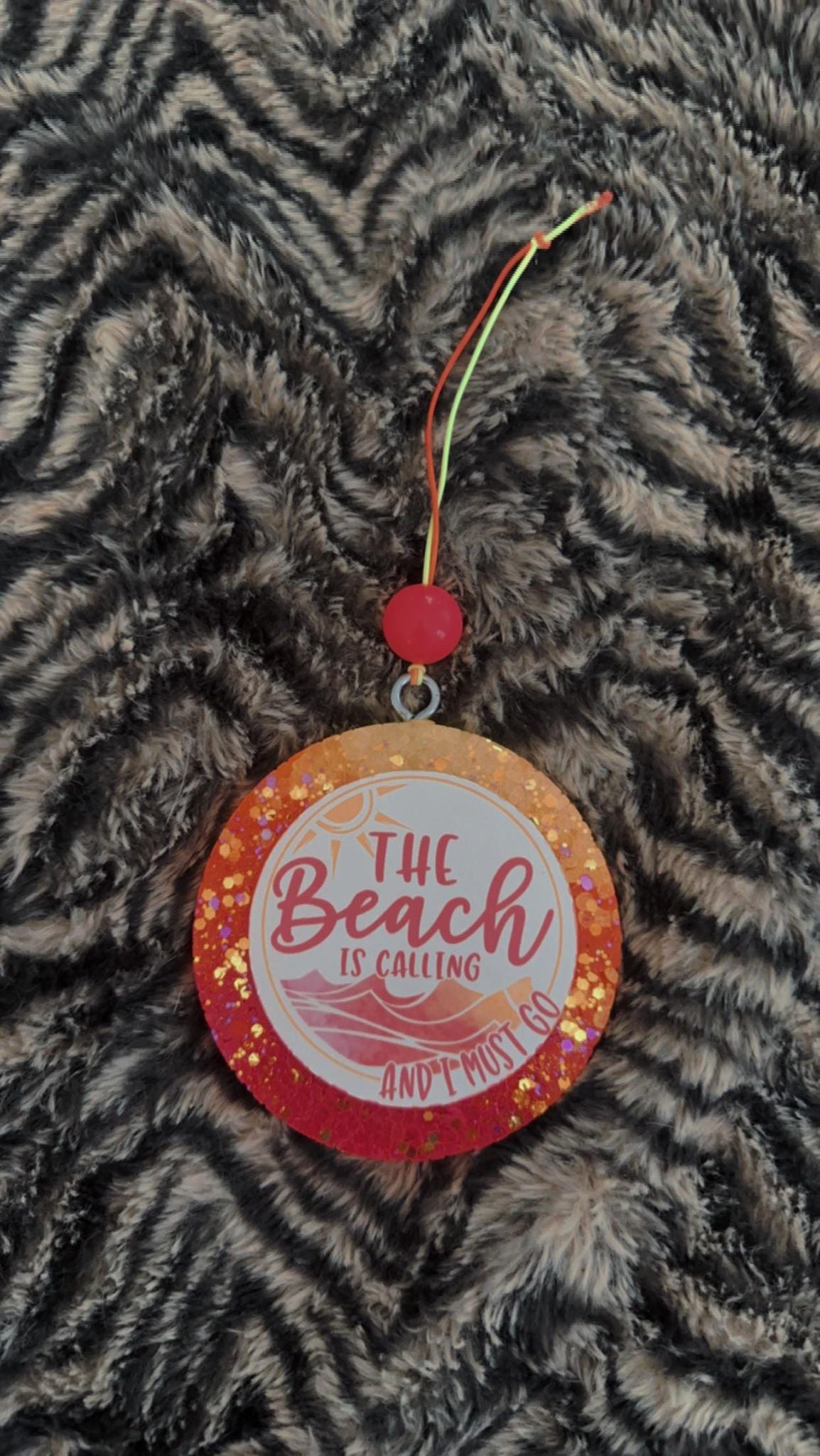 4" Round - The Beach Is Calling,,